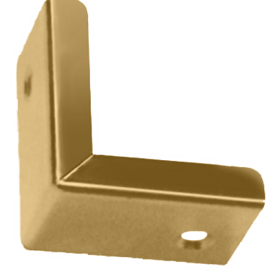 [RLEVAB] ESQUINERO P/VIDRIO ABIERTO BRONCEADO (x 100)
