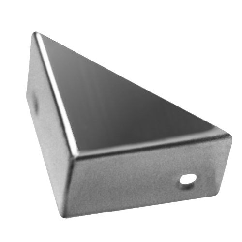 [RLEVCAI] ESQUINERO P/VIDRIO CERRADO ACERO INOX. (x 100)